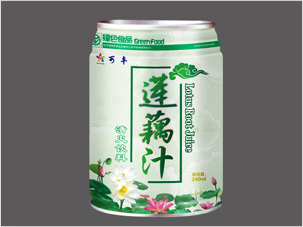 蓮藕汁清火飲料包裝設計