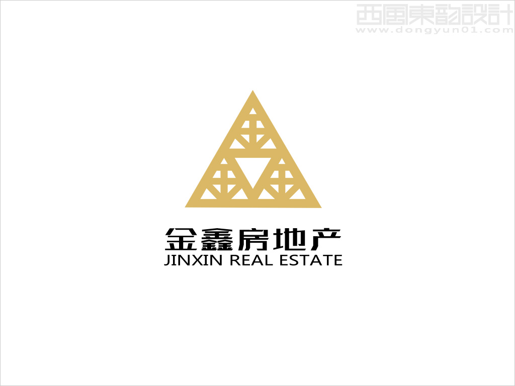 金鑫房地產有限公司logo設計 