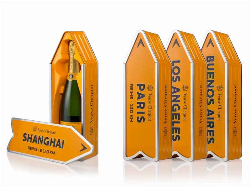 Veuve Clicquot香檳酒包裝設計