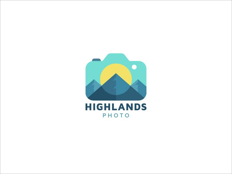 HIGHLANDS PHOTO LOGO設(shè)計(jì)