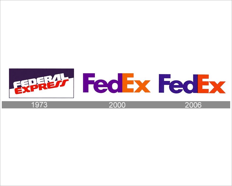 FedEx美國聯邦快遞重新優化標志設計