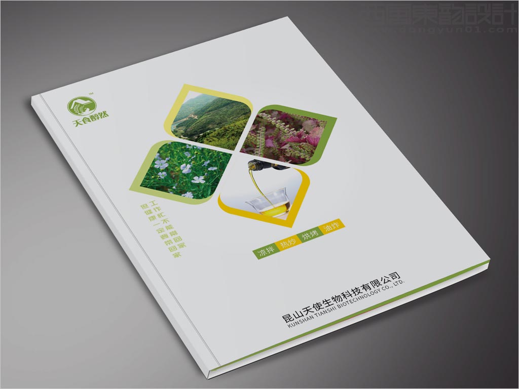 江蘇昆山天使生物科技有限公司宣傳畫冊封面設計