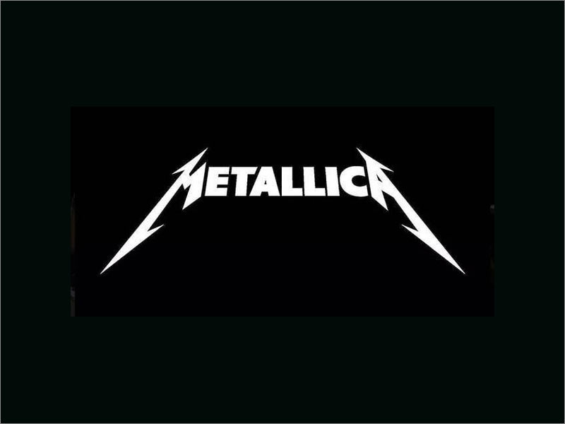 Metallica搖滾樂隊logo設計