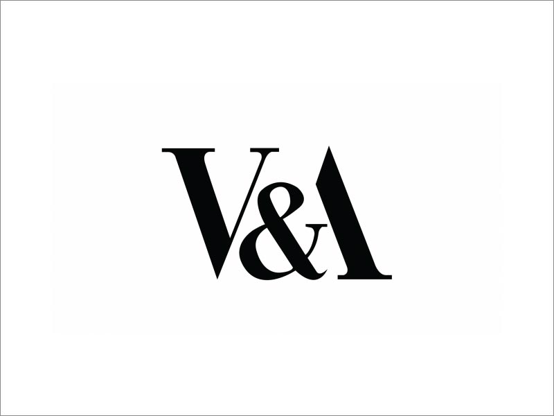 V＆A logo設計，由Alan Fletcher在1990年設計，至今仍在使用