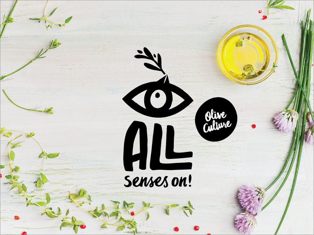 希臘All Senses On橄欖油logo設計