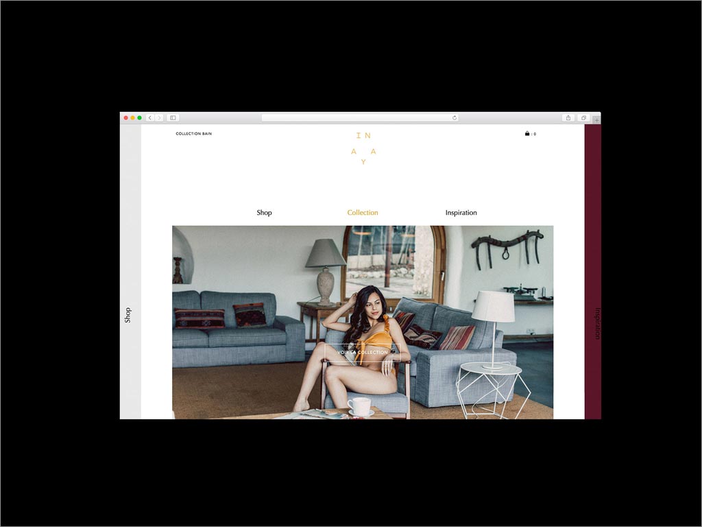 Inaya Lingerie內(nèi)衣網(wǎng)站頁面設(shè)計