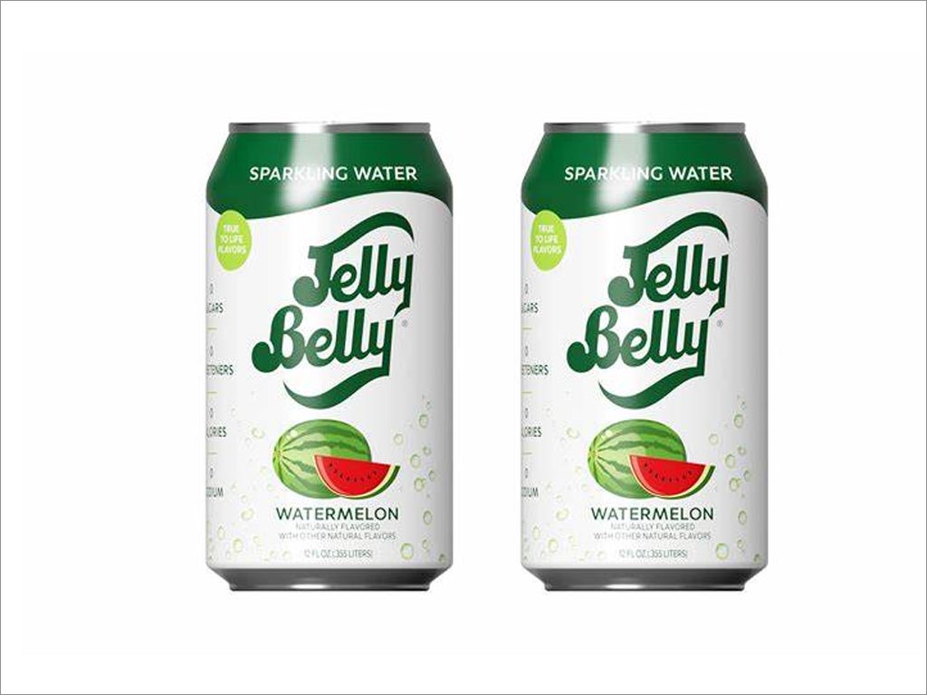 Jelly Belly西瓜味蘇打水包裝設計