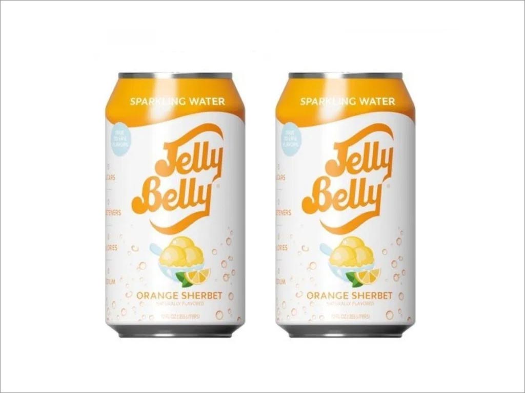 Jelly Belly橘子味蘇打水包裝設計