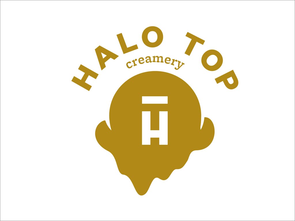 Halo Top冰淇淋品牌logo設計