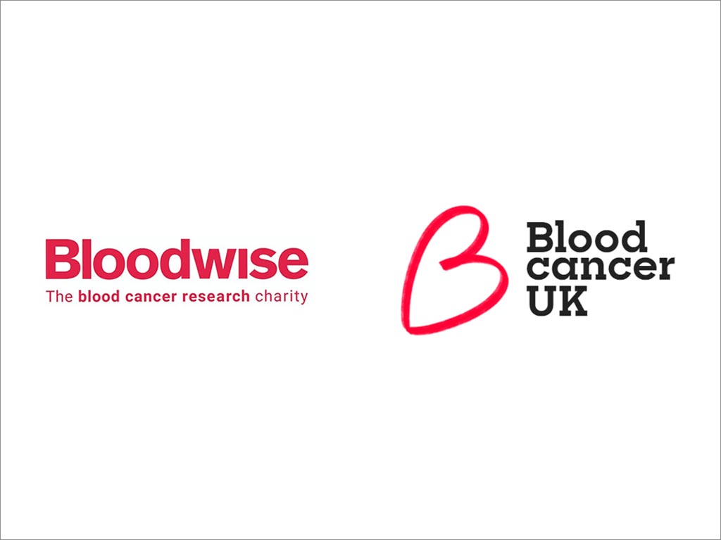 英國血液癌癥協會Blood Cancer UK品牌形象設計之新舊logo設計對比