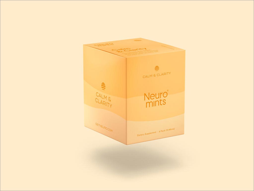 美國Neuro口香糖薄荷糖紙盒包裝設計