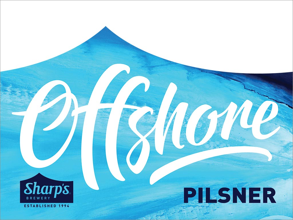 Offshore Pilsner啤酒logo設(shè)計