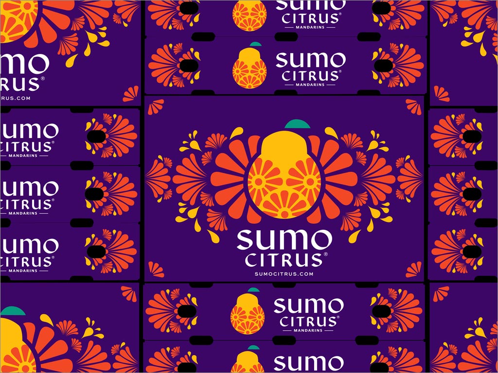 彰顯日本傳統的Sumo Citrus柑橘水果包裝設計