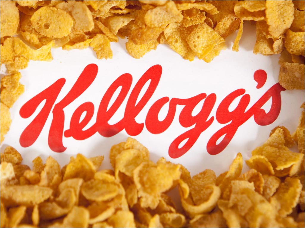 Kellogg's兒童谷物麥片糊食品logo設計