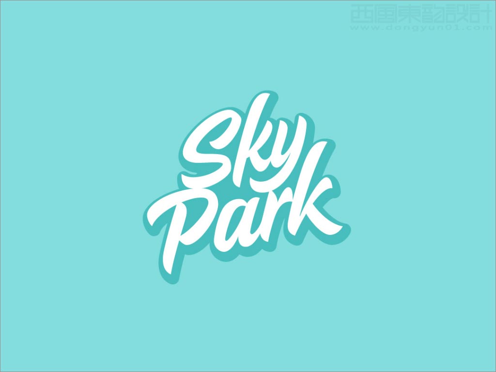 SkyPark天然奶油冰淇淋品牌logo設(shè)計