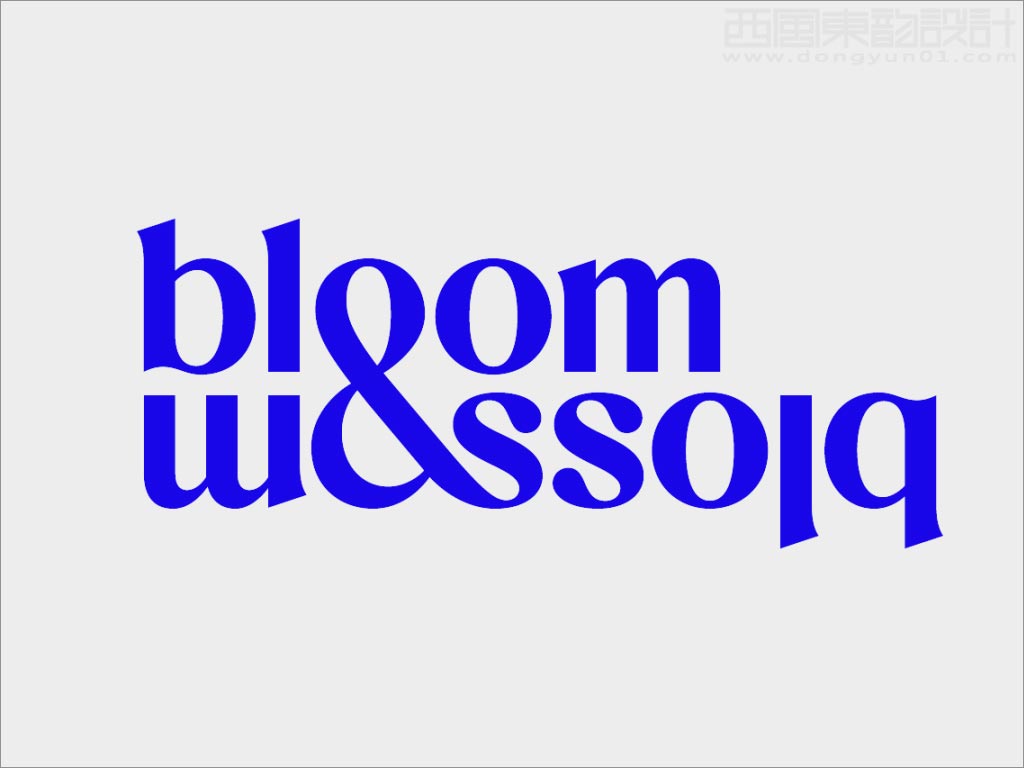 英國Bloom and Blossom護(hù)膚品logo設(shè)計