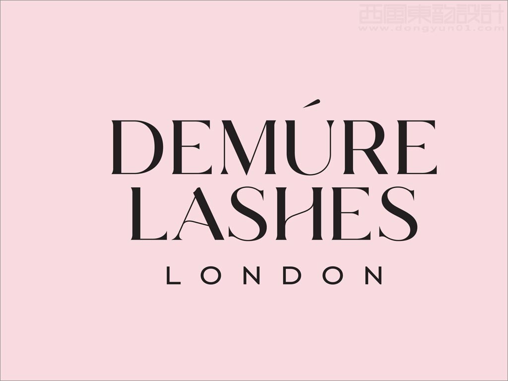 Demure Lashes假睫毛品牌logo設計