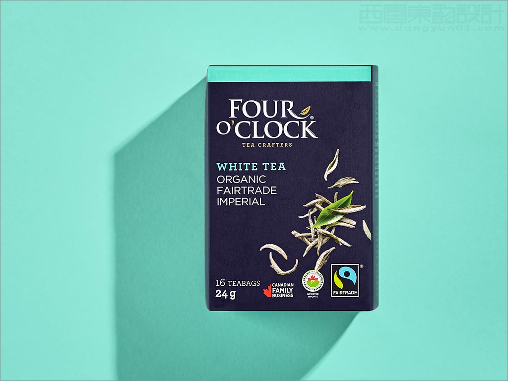 加拿大Four O'Clock有機茶飲品包裝盒設計