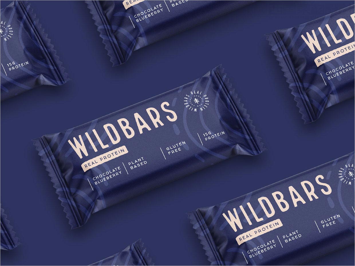 Wildbars蛋白質代餐棒包裝設計