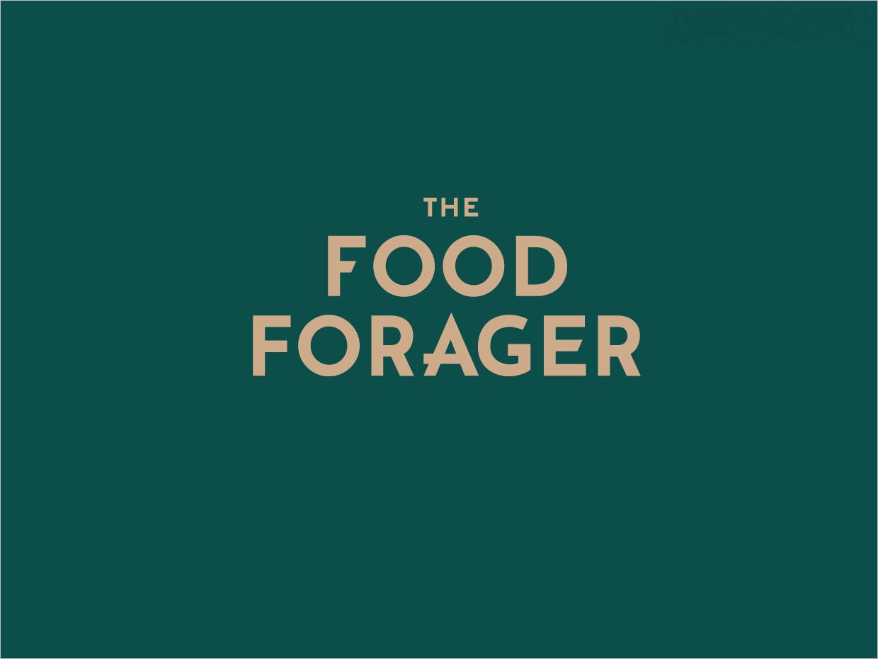 美國Food Forager食品快遞配送服務公司logo設計