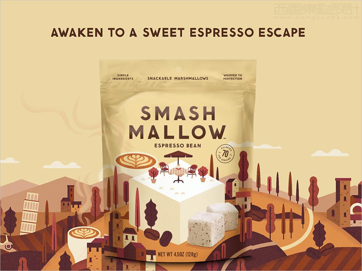 英國Smashmallow棉花糖休閑食品包裝設計