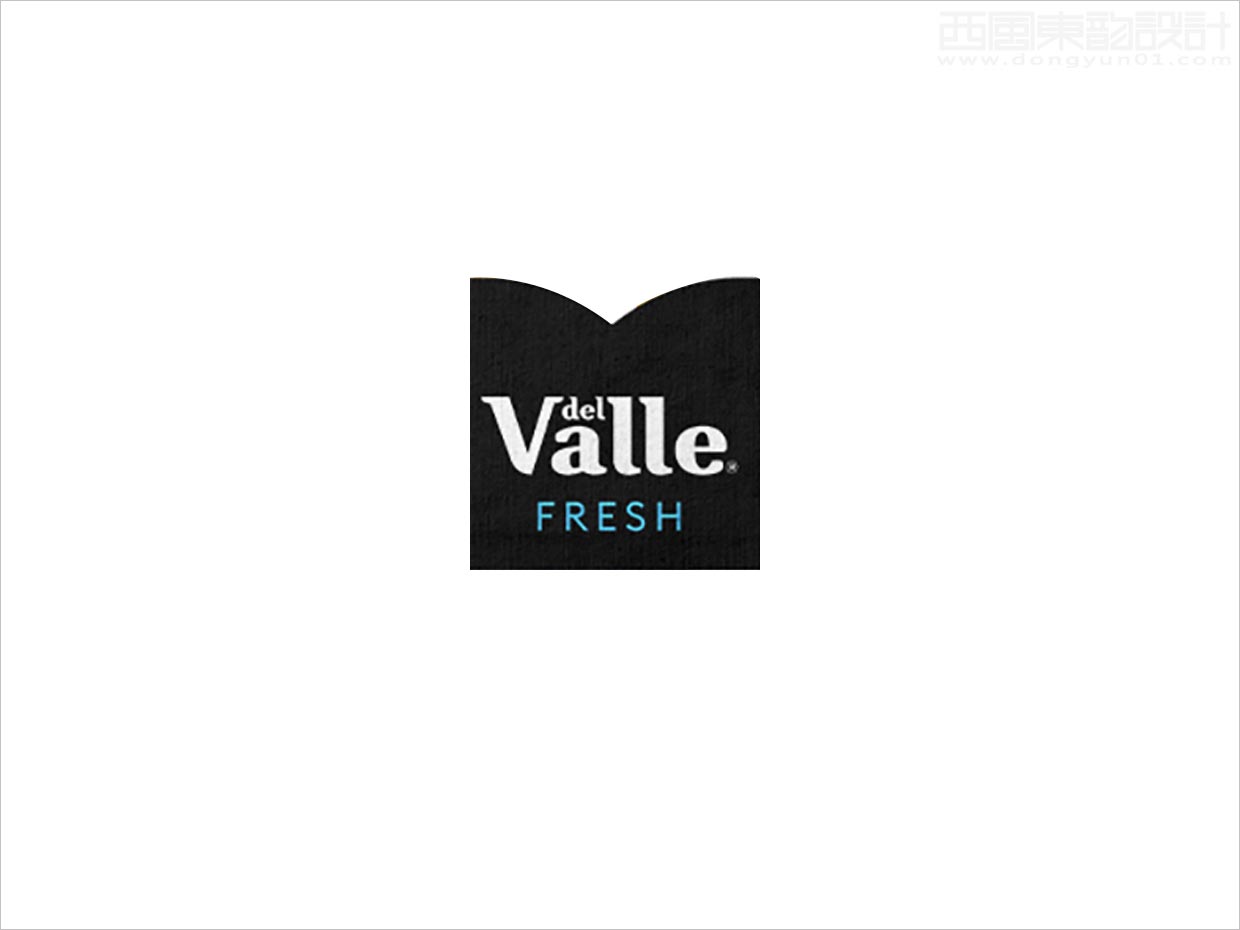 可口可樂公司Del Valle果汁飲料logo設計