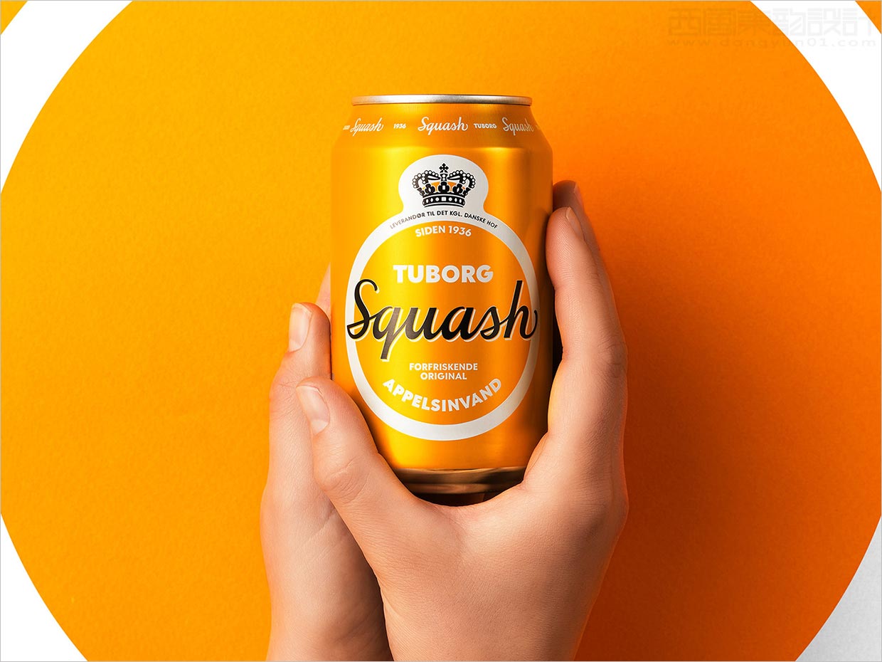 丹麥Tuborg Squash橙汁果汁飲料包裝設(shè)計(jì)